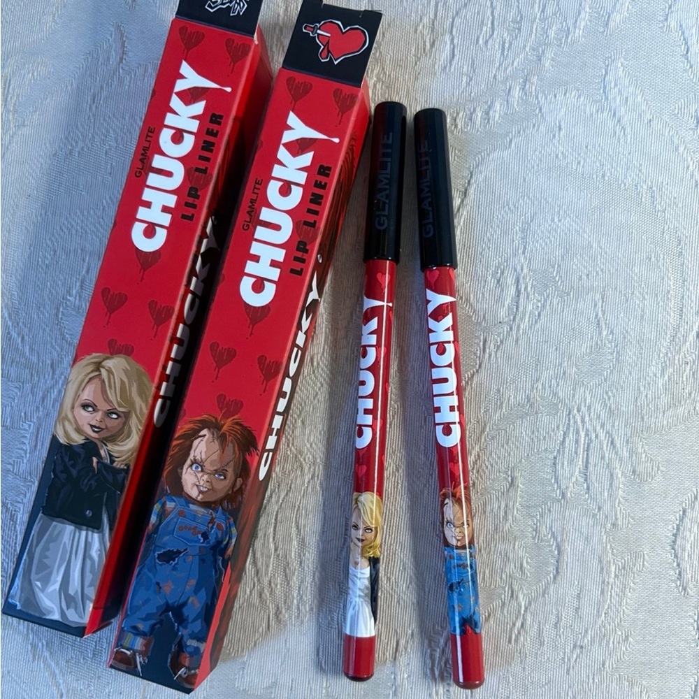 Glamlite x Chucky & Tiff Lip Liner Pencil Bundle Duo BNIB